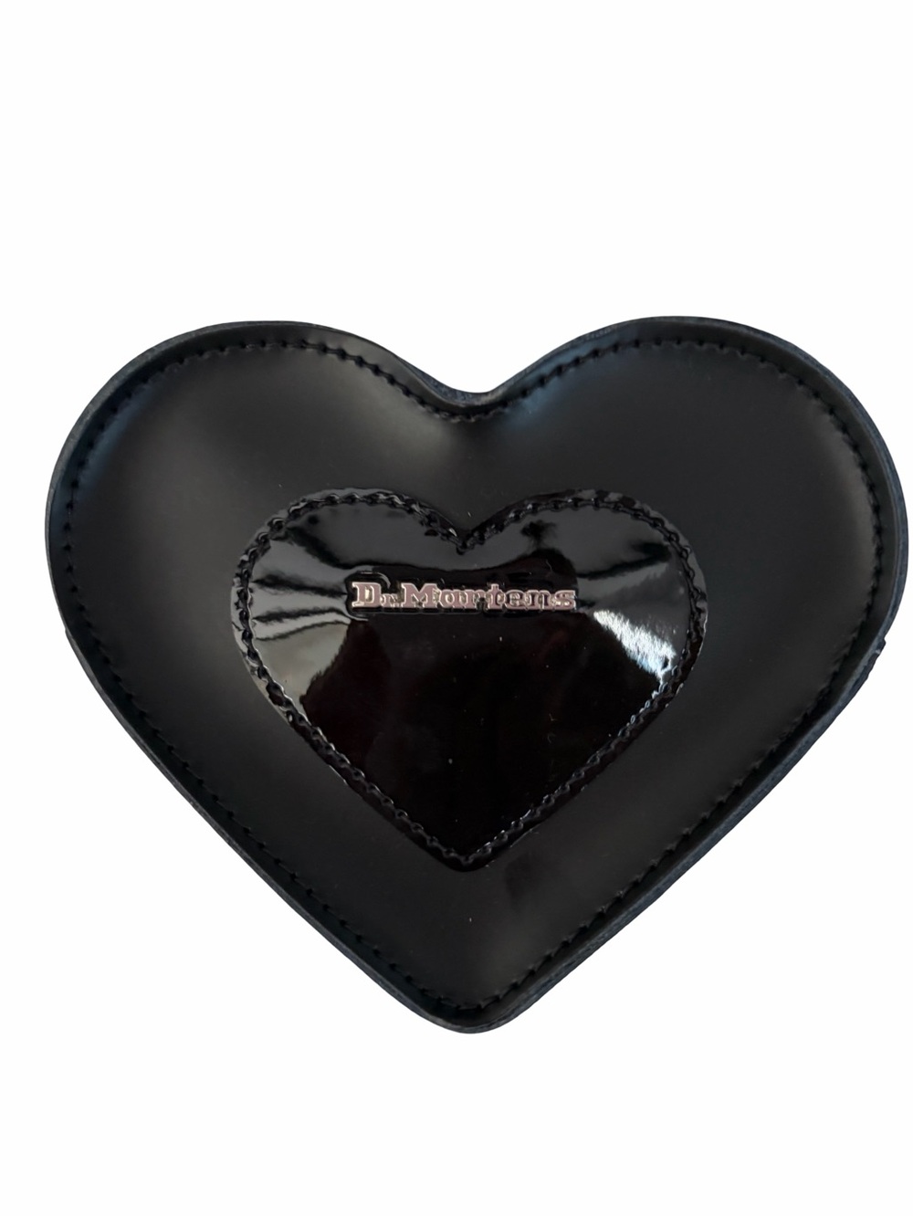 Dr. Martens Mini Heart Shaped Kiev & Patent Leather Wallet. NWT